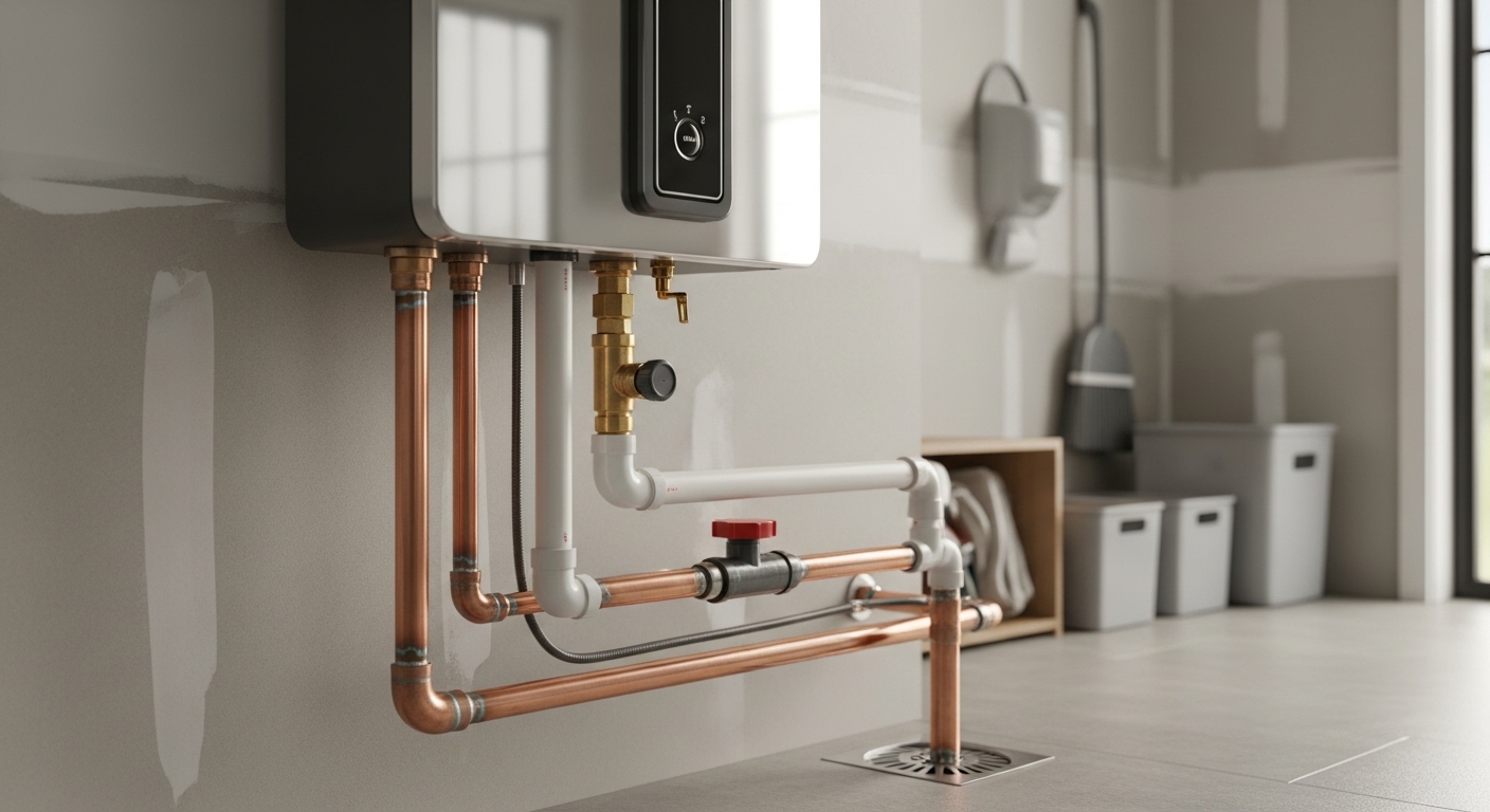 Tankless water heater installation by Daniel's Water Heater Repair